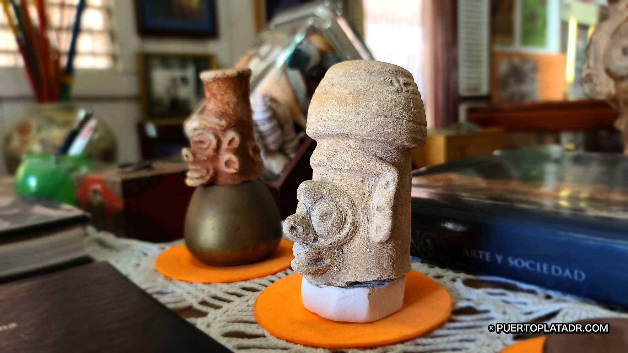 pieces in the Taino Museum of Puerto Plata.