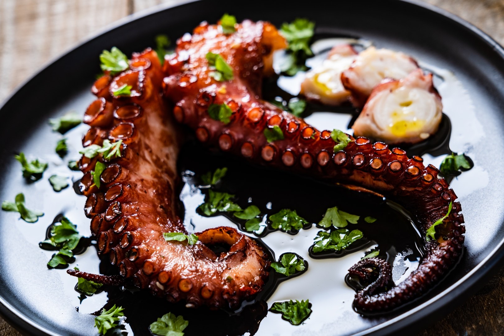 Octopus dish from Dominican Republic
