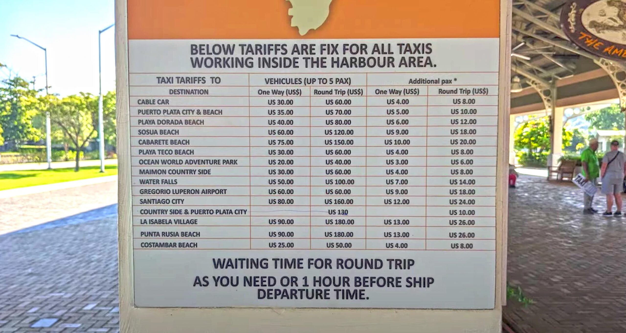 Taxi prices