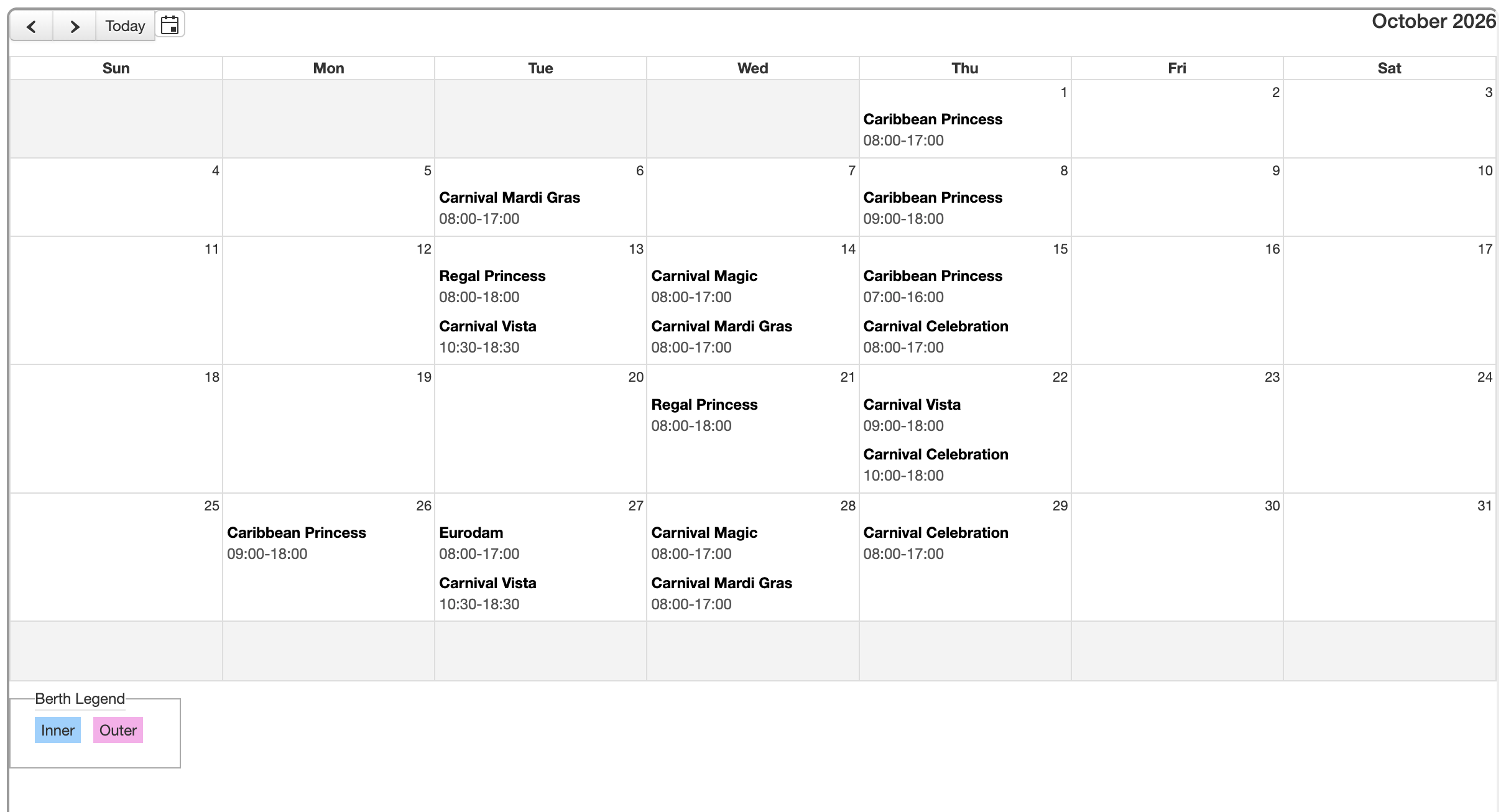 Amber Cove October 2026