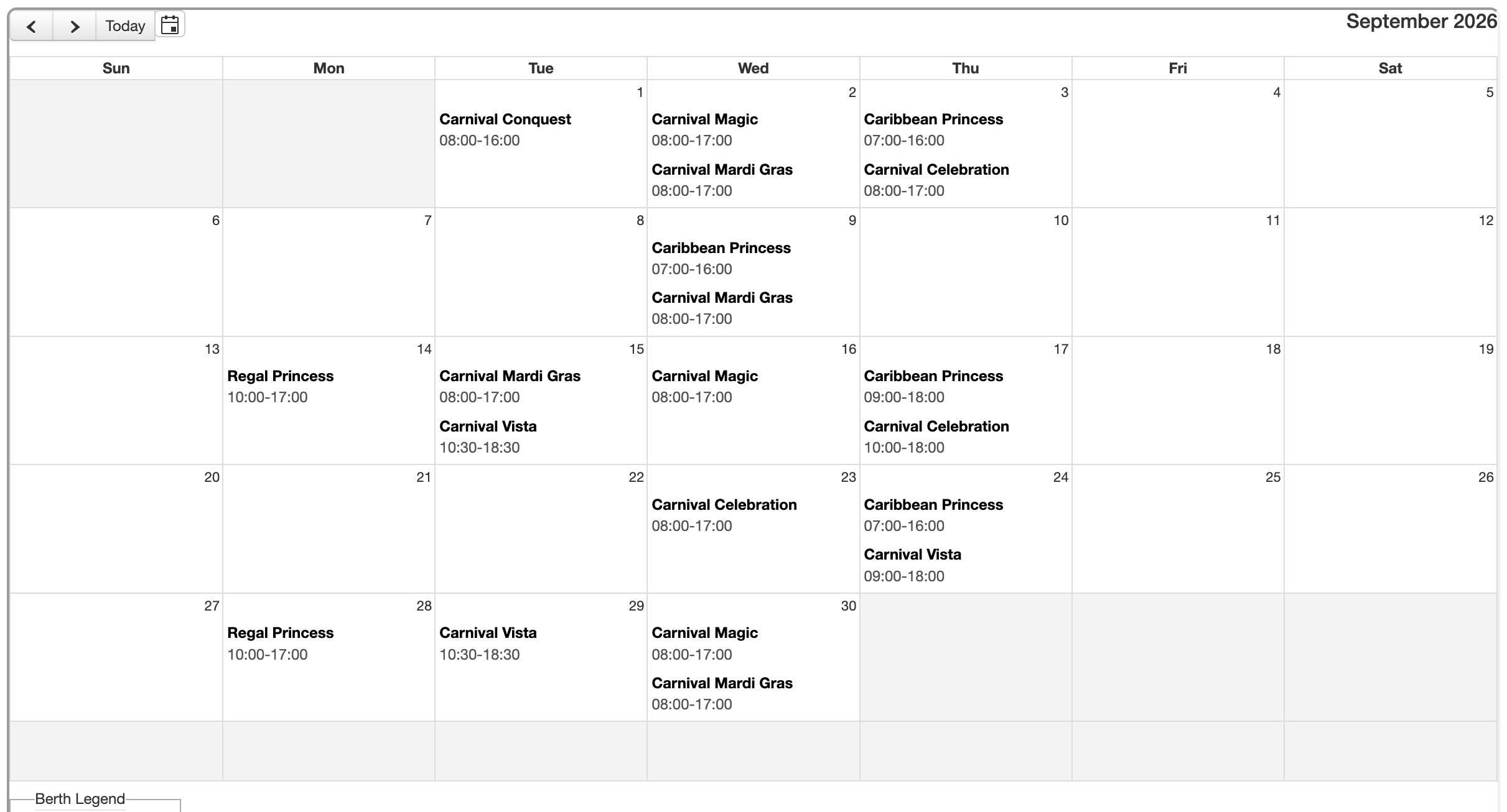 Amber Cove September 2026