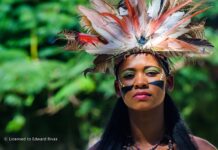Dominican Taino A Dominican Taino woman with head dress