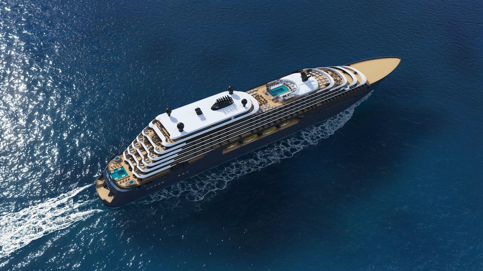 The luxury cruise ship Evrima