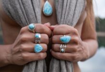 Dominican Larimar Larimar Rings