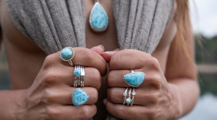 Dominican Larimar Larimar Rings