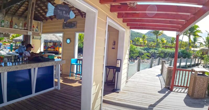 View of the Cabana bar deck
