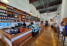 Amber Cove Cafe Cibao Cafe El Cibao at Amber Cove port, Puerto Plata.