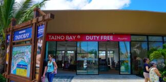 Taino Bay Duty Free Dufry duty free shop at the Taino Bay port, Puerto Plata.