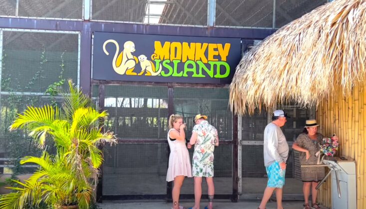 Entrance to the Monkey Island