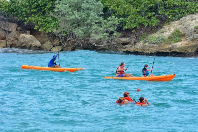 Kayaking at Coconut Cove