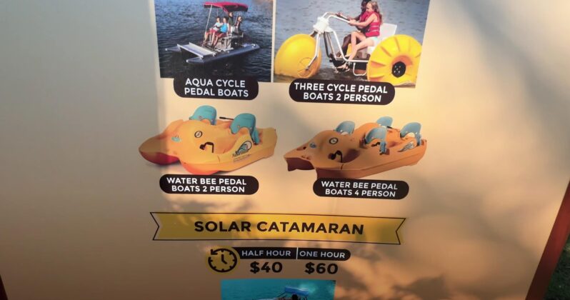 solar catamaran rates