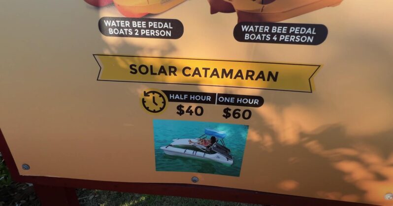 Catamaran rate chart