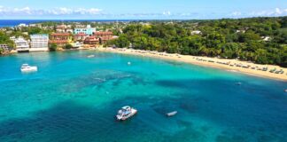 Snorkeling Catamaran view of the catamaran in Sosua Beach