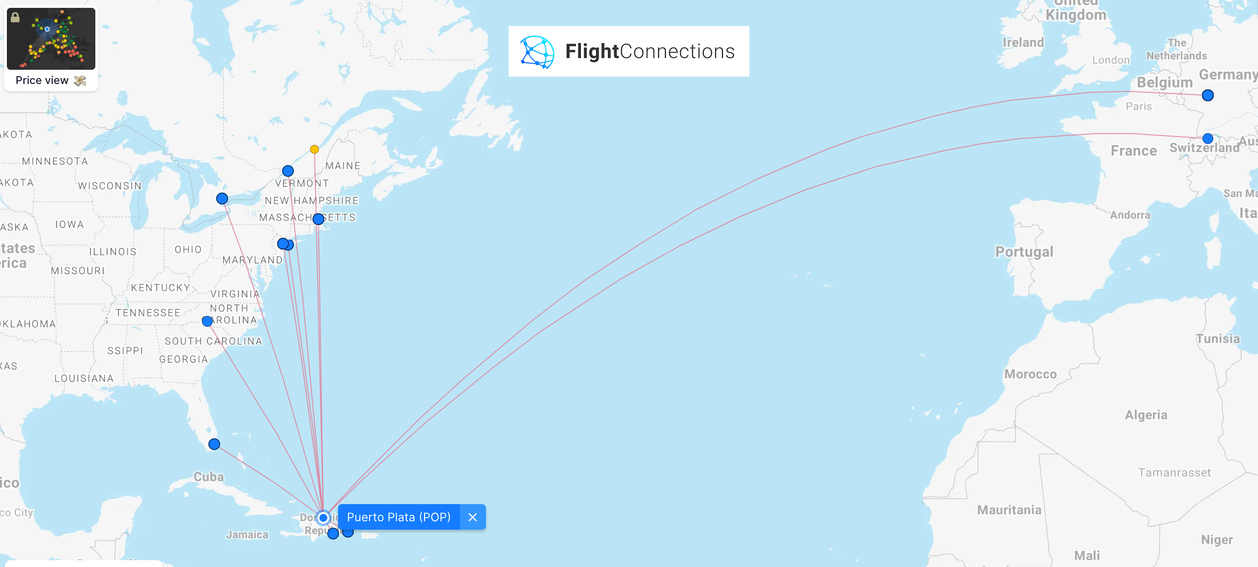 popairport-connections Flight connections